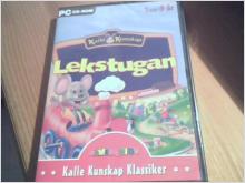 NYTT! Inplastad PC CD-Rom.Kalle Kunskap.Lekstugan.Kalle Kunskap Klassiker.För barn 1!/2-3 år.2003 nordic softsales.