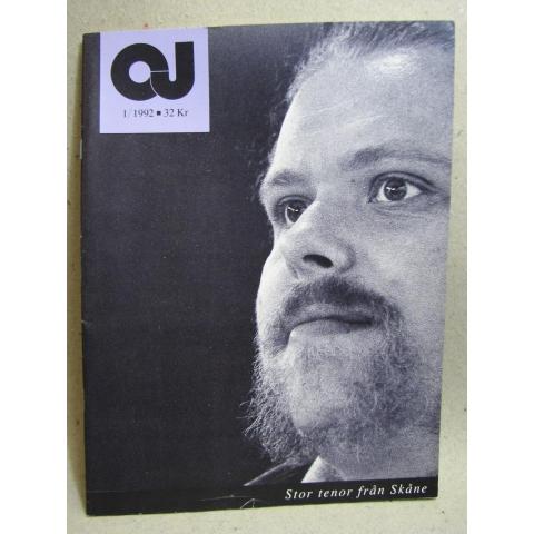 Orkester Journalen Nr 1 1992 - Allt om Jazz med fina reportage och bilder