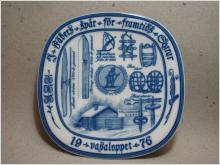 Vasaloppet 1976 samlartallrik Rörstrand
