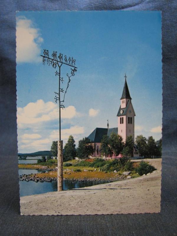 Trolltrummetecken vid Arjeplogs kyrka  - Sverige