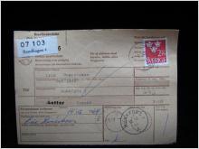 Adresskort med stämplat frimärke - 1964 - Bandhagen till Munkfors