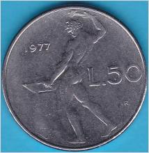 Italien - 50 lire 1977