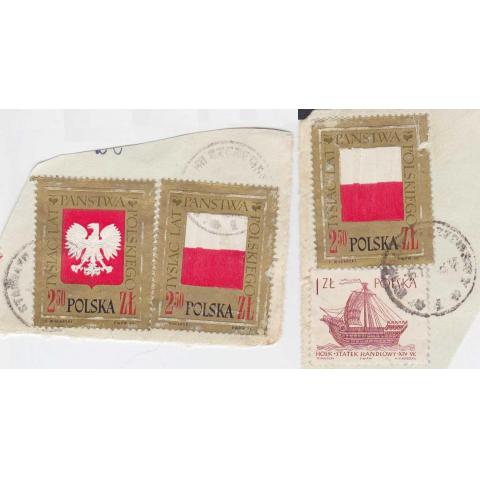 Några frimärken från Polen