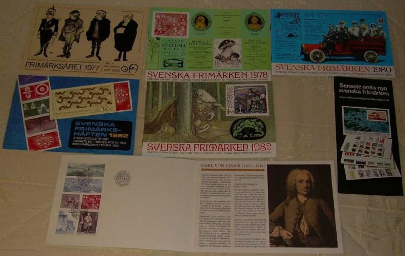 Foldrar från årshäften + minneshäfte Linné