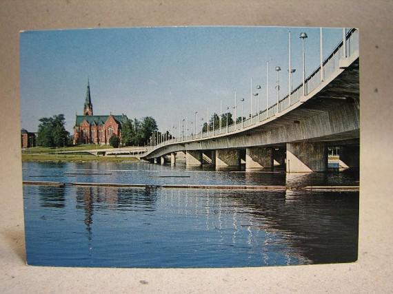 Vykort - Bro över Umeälven - Umeå