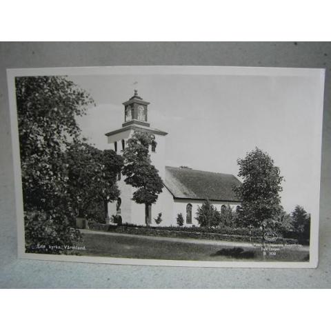Kyrkan i ED Värmland oskrivet gammalt vykort