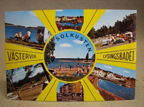 Västervik Småland Oskrivet äldre vykort