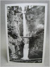 Multnomah Falls Columbia River Higway Oregon Oskrivet gammalt vykort
