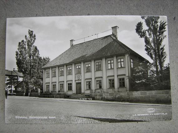 Vykort - Gatenhjelmska huset Göteborg 1940-tal