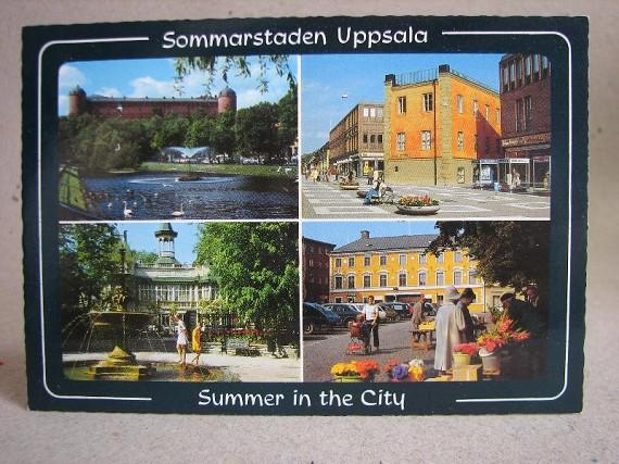 Äldre Vykort - Vyer från Sommarstaden Uppsala