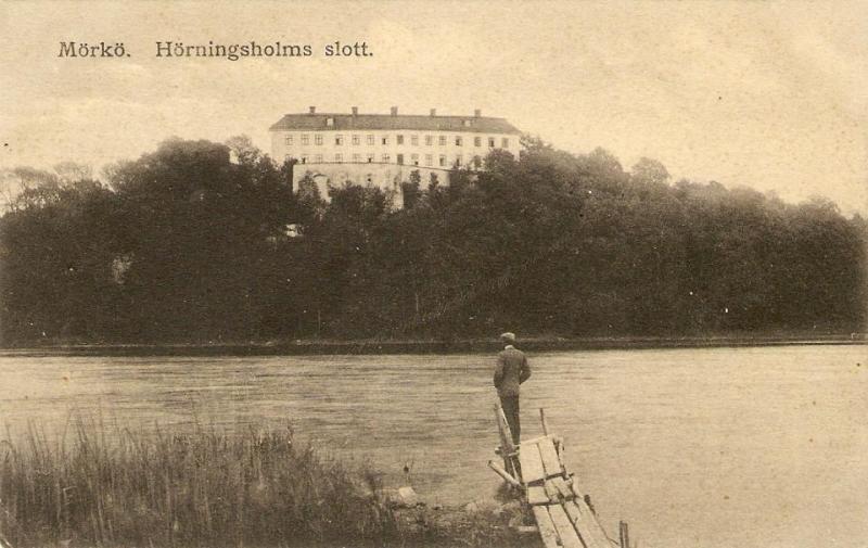 Mörkö. Hörningsholms slott. Stämplat . Gammalt.