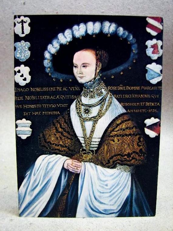 Margareta Vasa död 1537 Sverige Oskrivet äldre vykort