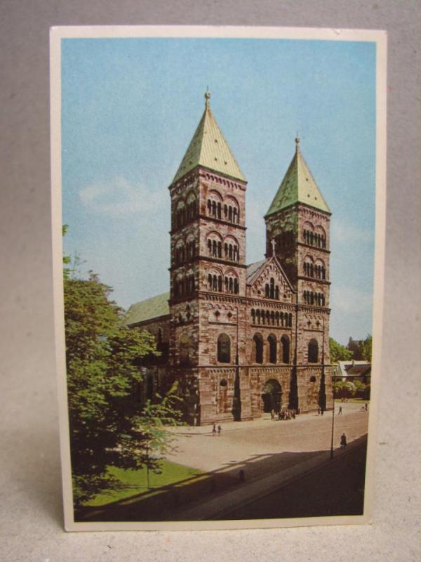 Äldre vykort - Domkyrkan - Lund - Oskrivet