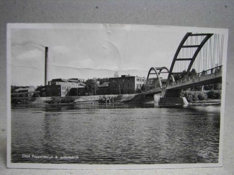 Deje Pappersbruk & Sulfatfabrik - Värmland 1940-talet 