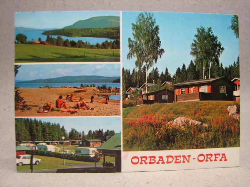 Vykort - Bad - Camping m.m. - Orbaden - Orfa 1981