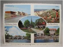 Havsbad Tullbron Grand Falkenberg 1962 Halland skrivet äldre vykort