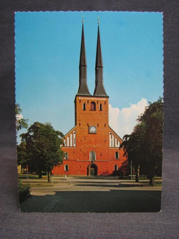 Vykort oskrivet - Domkyrkan i Växjö