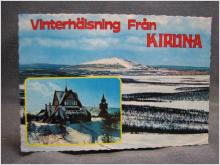 Vykort äldre oskrivet - Kiruna - Vintermiljö