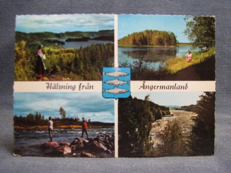 Vykort - Flerbild Ångermanland 1969