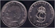 Sverige - 1 krona 2000 millenium