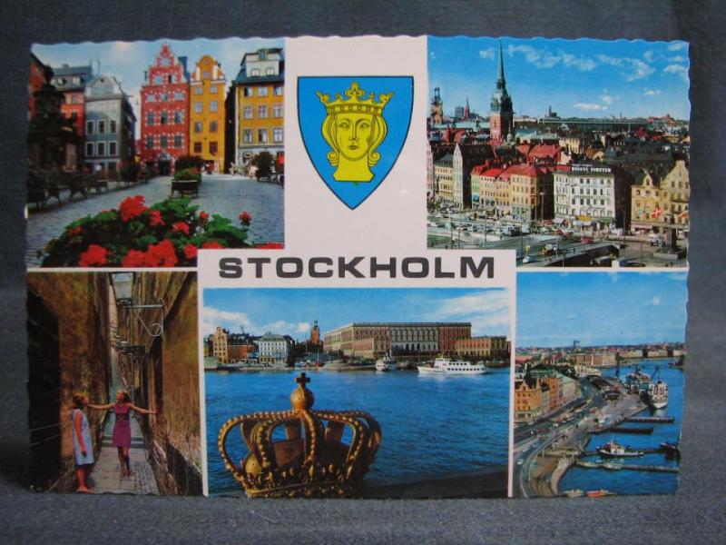 Vykort Stockholm Flerbildskort