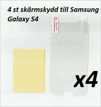 4 st skärmskydd för Samsung Galaxy S4