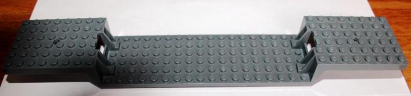 1 ljus grå platt specialbit lego 44