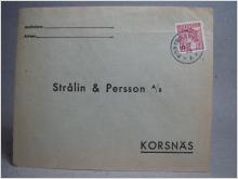 Försändelse med stämplat frimärke - Bodträskfors 10/2 -48