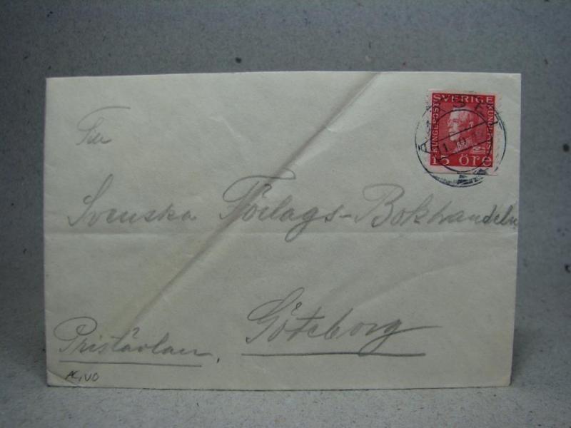 Försändelse med stämplat frimärke - Ånäset 11/10 - 1932
