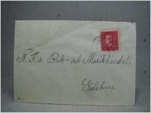 Försändelse med stämplat frimärke - Vormsele 5/12 - 1929
