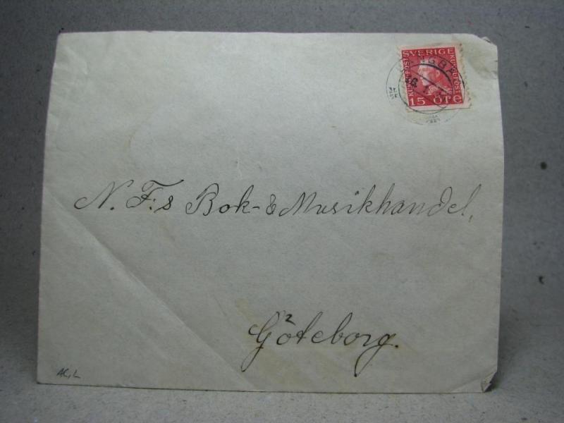 Försändelse med stämplat frimärke - Långbacka 16/1 1930