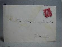 Försändelse med stämplat frimärke - Öfverklinten 9/4 1930