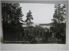 Vykort - Glafsfjorden med sommarkolonien Norra Fjöle 1943