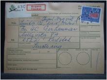 Adresskort med stämplade frimärken - 1970 - Malmö