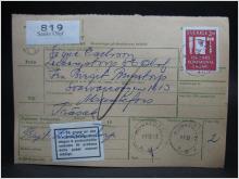 Adresskort med stämplade frimärken - 1962 - Sankt Olof till Munkfors