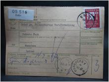 Adresskort med stämplade frimärken - 1962 - Eslöv till Munkfors