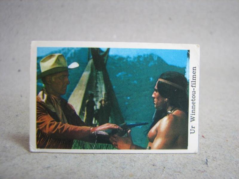 Cowboy och Indian Ur Winnetou film Äldre Filmstjärna 