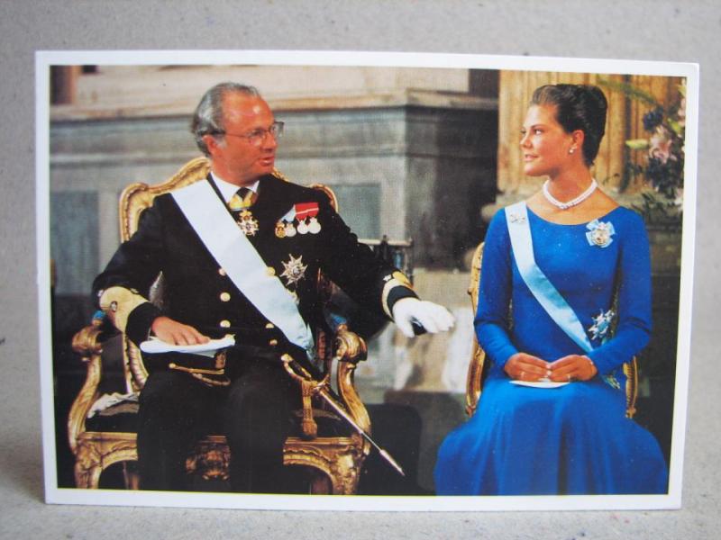 Carl XVI Gustaf och Kronprinsessan Victoria