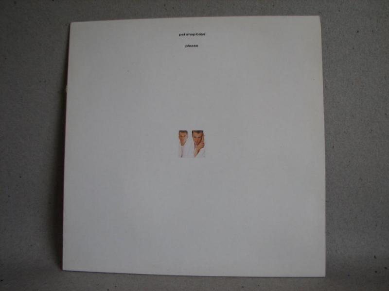 LP skiva - A pet shop boys please - parlophone 1986