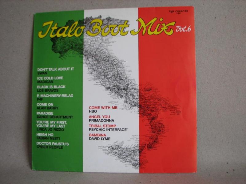 LP skiva - Italio Boot Mix Vol. 6 - Zyx Records 1986
