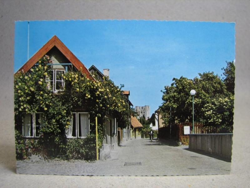 Vykort Gotland -  Visby - Norra Kyrkogatan