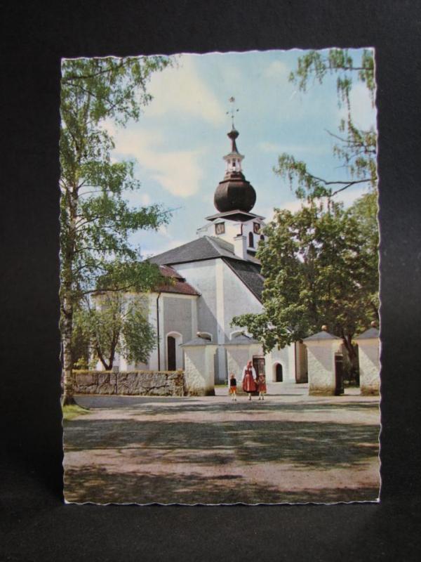 Dalarna  - Leksands Kyrka - Ultra vykort