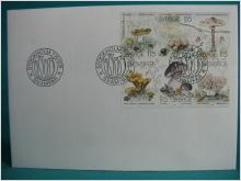 Svampar 7/10  1978 - FDC med Fina stämplade frimärken
