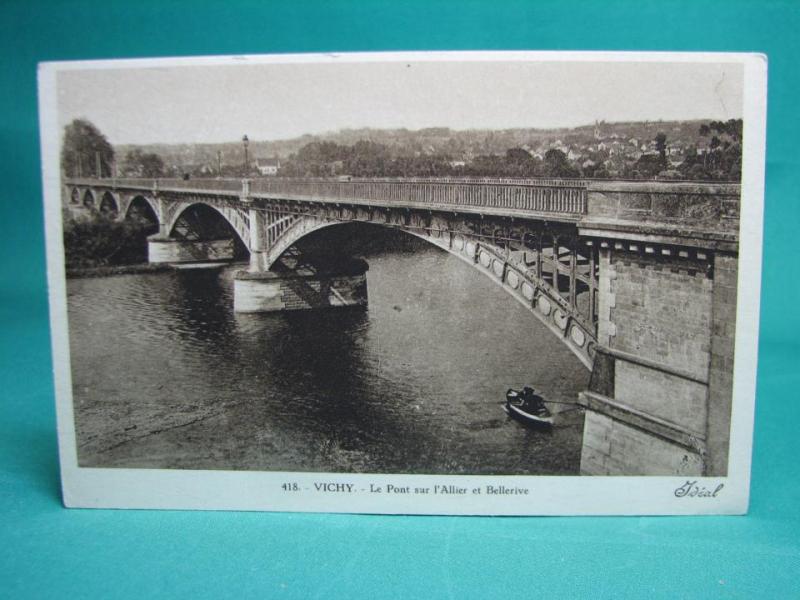 Vichy - - Le Pont sur I Allier et Bellerive - Frankrike