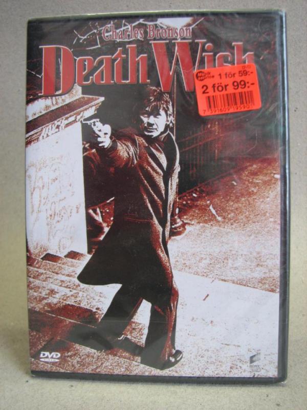  DVD Film - Death Wish - Thriller - oöppnad förpackning