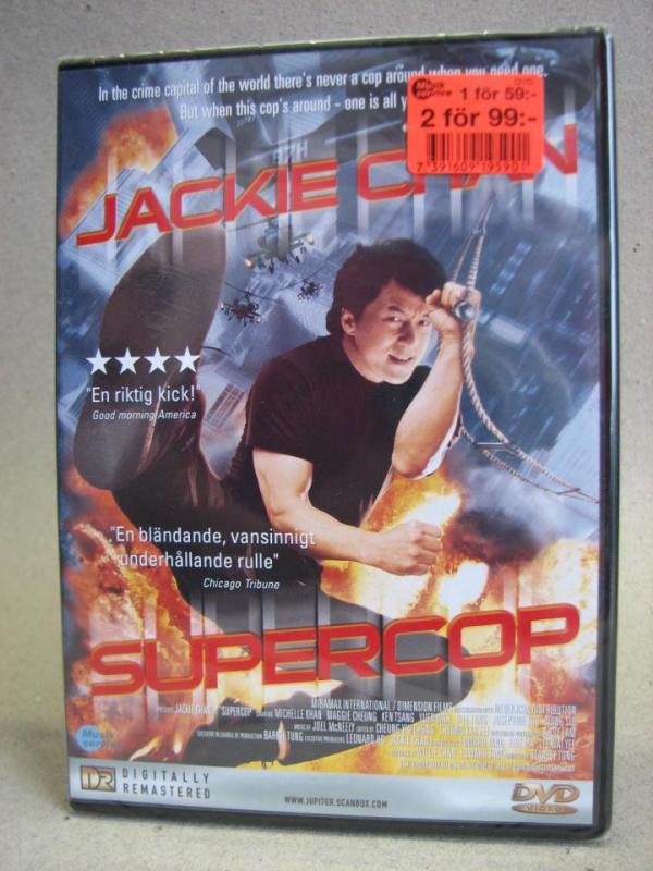 DVD Film - Supercop - Action - obruten förpackning