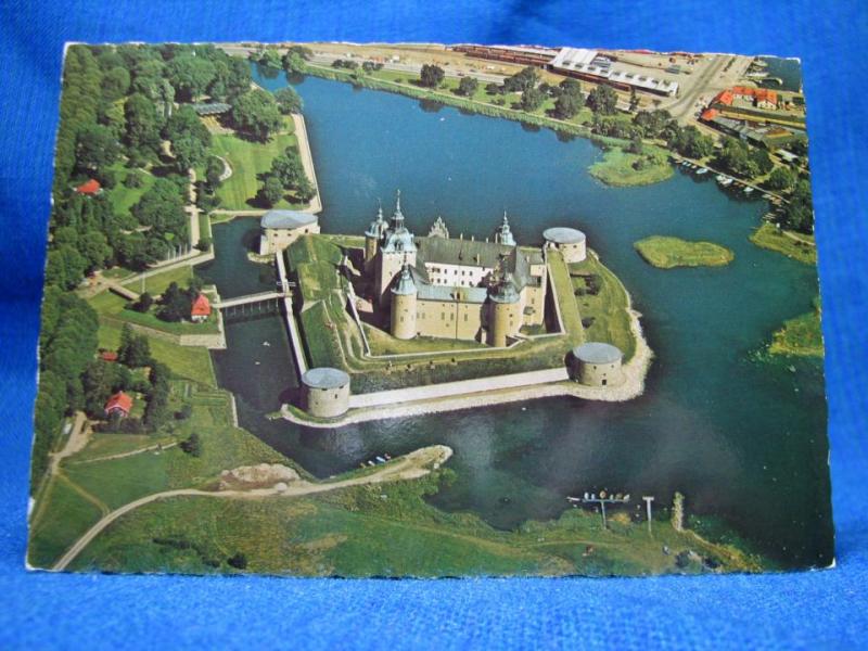Vykort - Kalmar Slott från luften - Småland