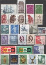 Stämplade frimärken från Sverige