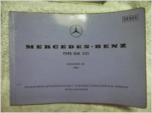 Reservdels Ilustrationer. Mercedes motor OM 321. 1961