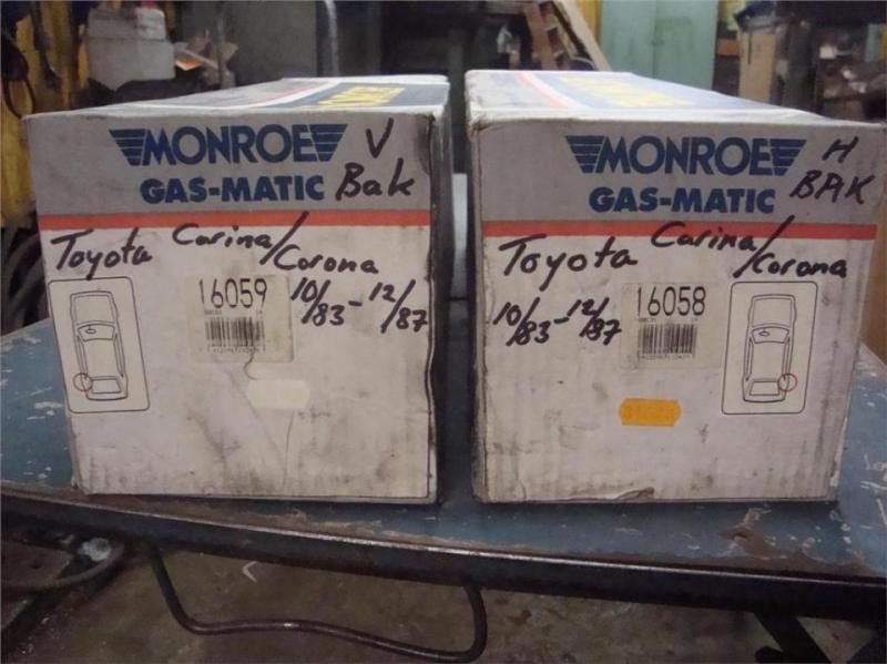 2 st Nya Gas-Stötdämpare Bak. Toyota Carina / Corona 1983-87